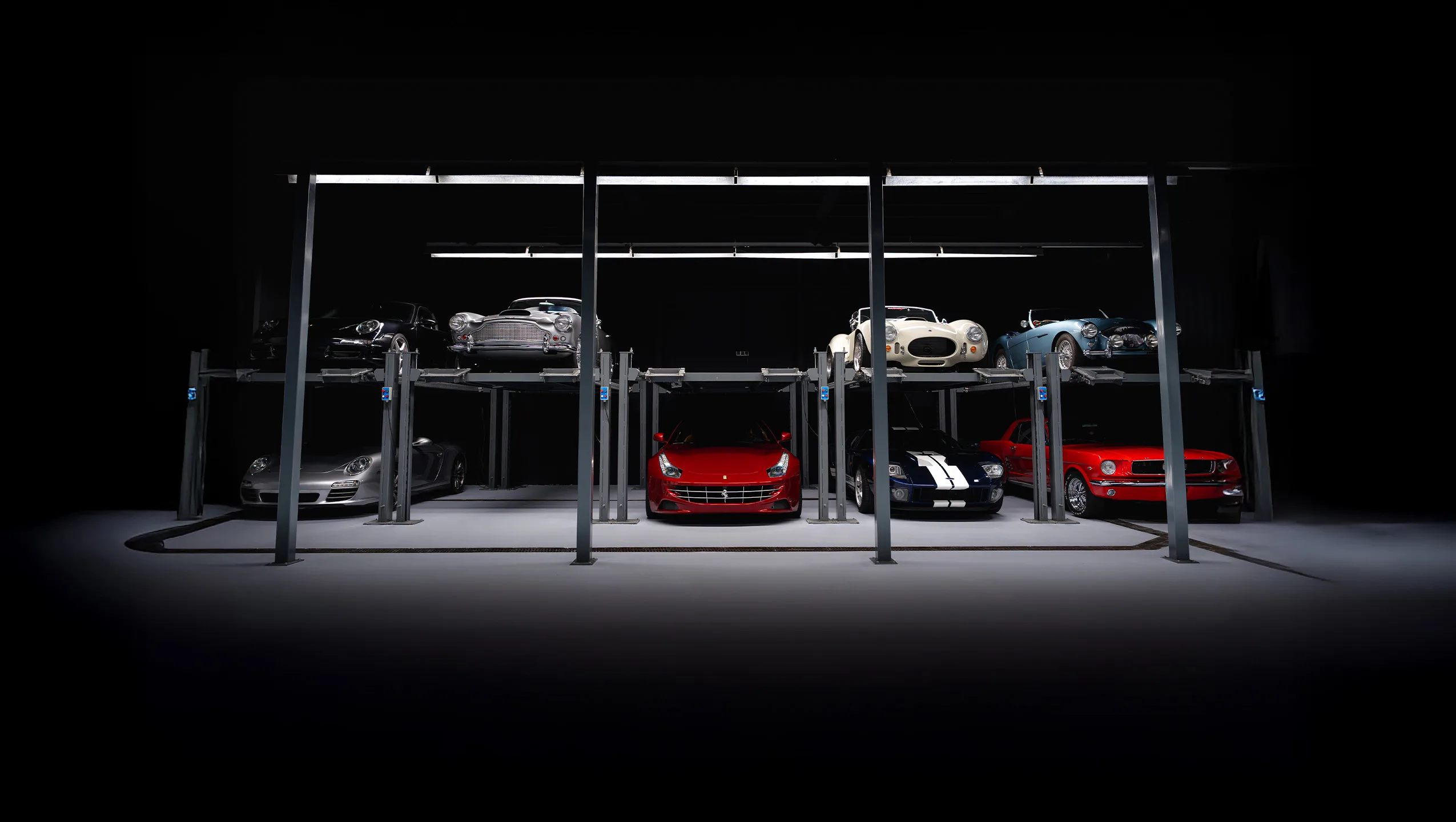 Climate-controlled car storage facility